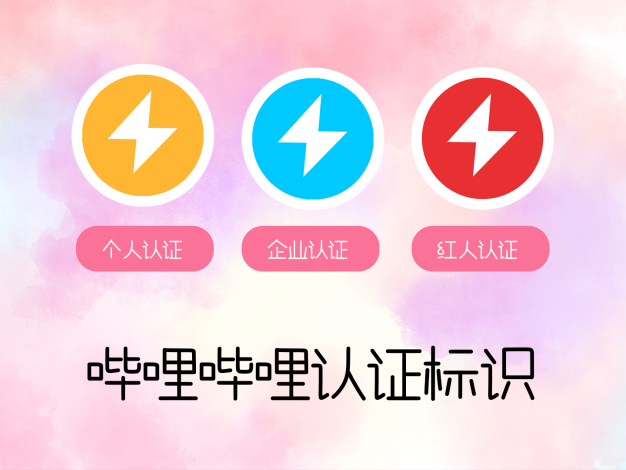 哔哩哔哩官方认证图标分享