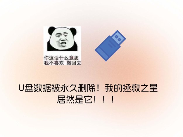 U盘数据被永久删除！我的拯救之星居然是它！！！